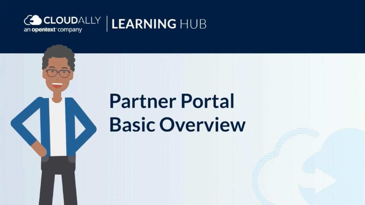 Cloud Allyパートナーポータル概要説明動画のサムネイル